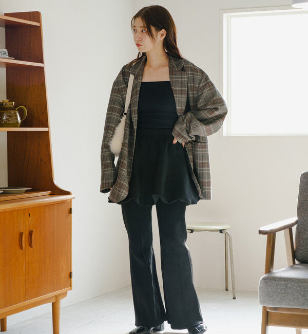  「【2WAY】バルーンニットミニスカート」|スカート|