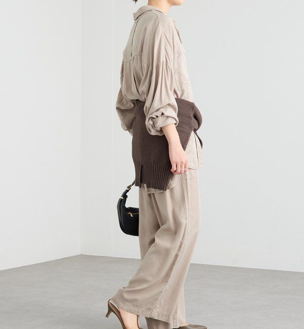  「【セットアップ可】ガーメントダイワイドシャツ」|シャツ・ブラウス|