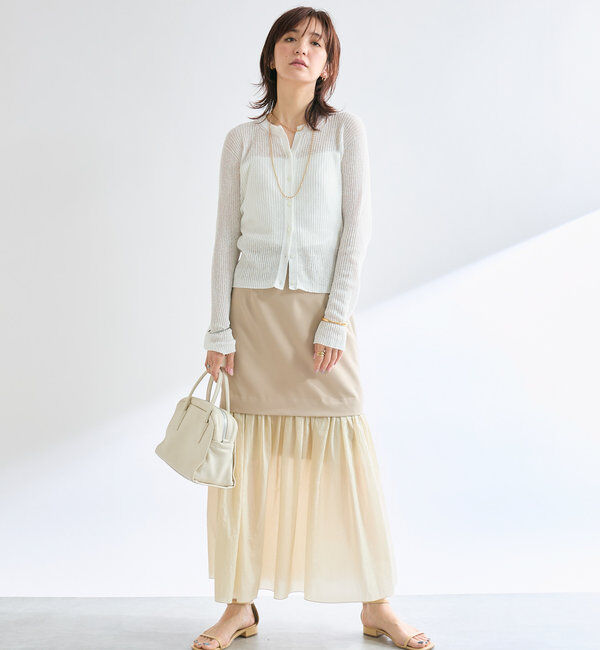  「【R.good（アールドットグッド）】オーバルボールロングネックレス」|リング|