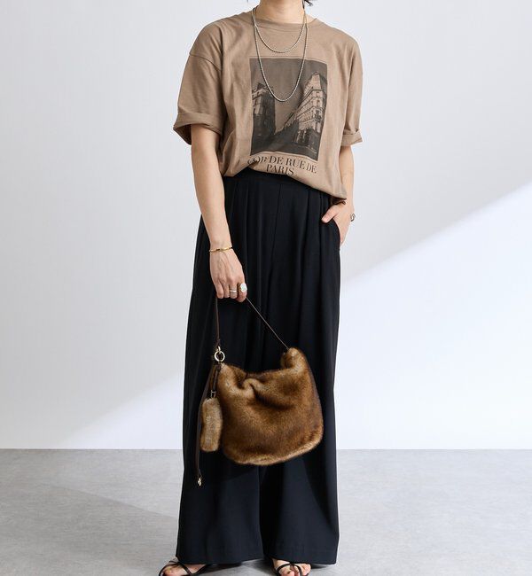  「【R.good（アールドットグッド）】オーバルボールロングネックレス」|リング|