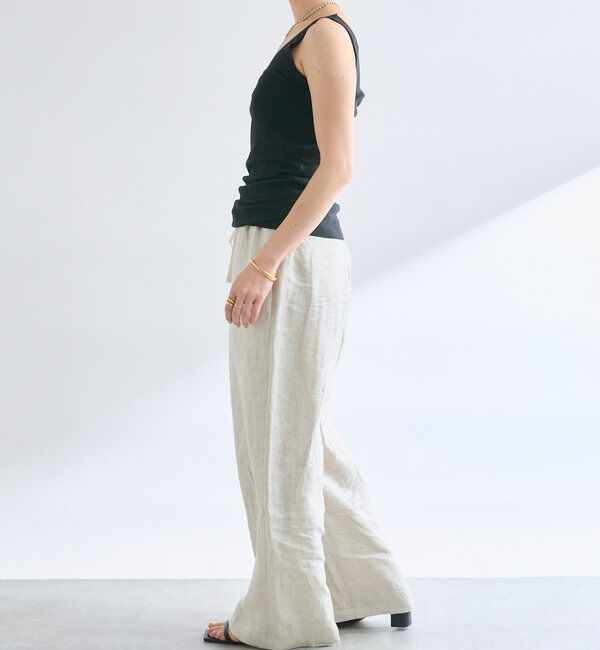  「【RIVE DROITE 名品インナー】シームレスタンク」|キャミソール|