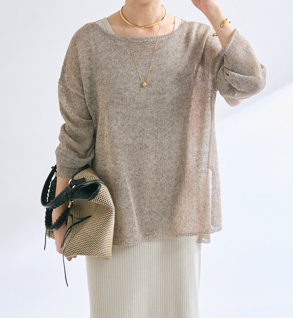  「メランジルーズニット」|ニット・セーター|