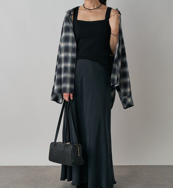  「【アンサンブル対応可】シルク混2wayニットキャミ」|ニット・セーター|