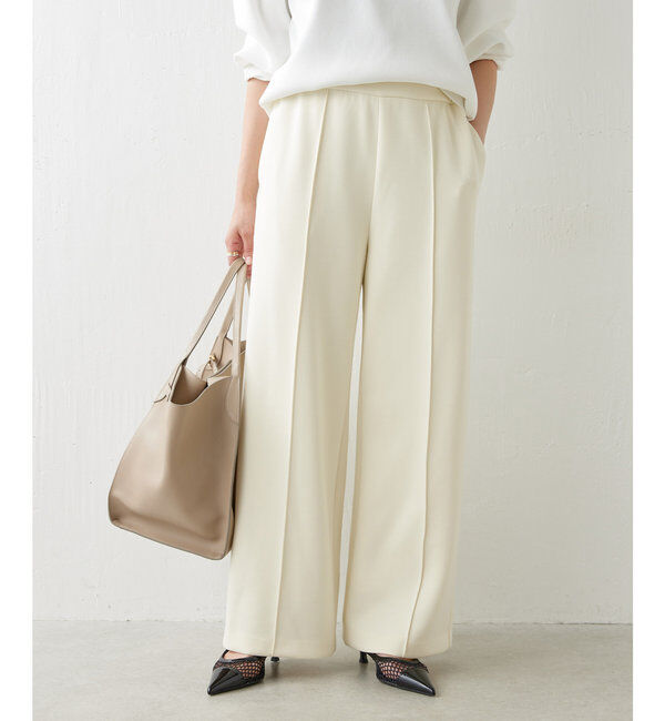  「センタープレスダンボールパンツ」|その他|ホワイト