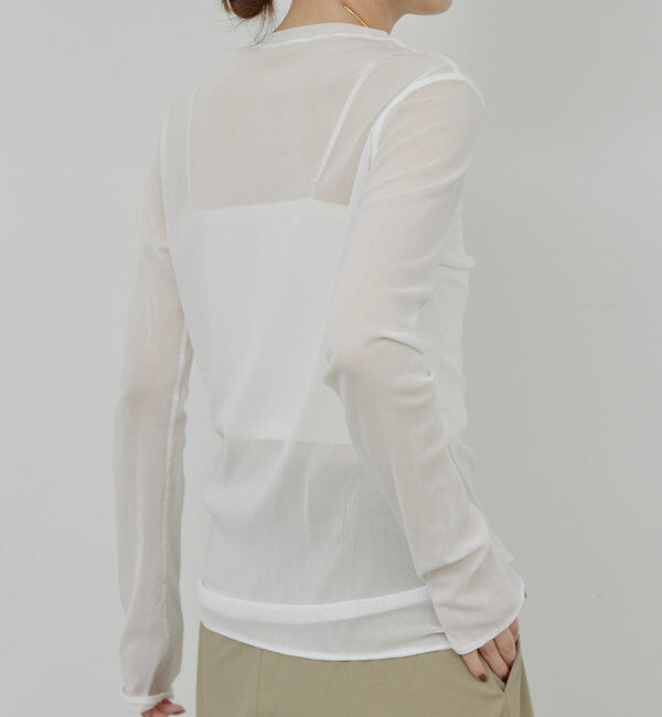  「【La nature linge】シアーチュールトップス」|Tシャツ・カットソー|