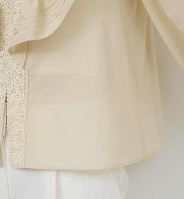  「レースフリルブラウス」|シャツ・ブラウス|