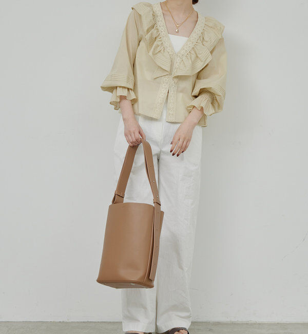  「レースフリルブラウス」|シャツ・ブラウス|