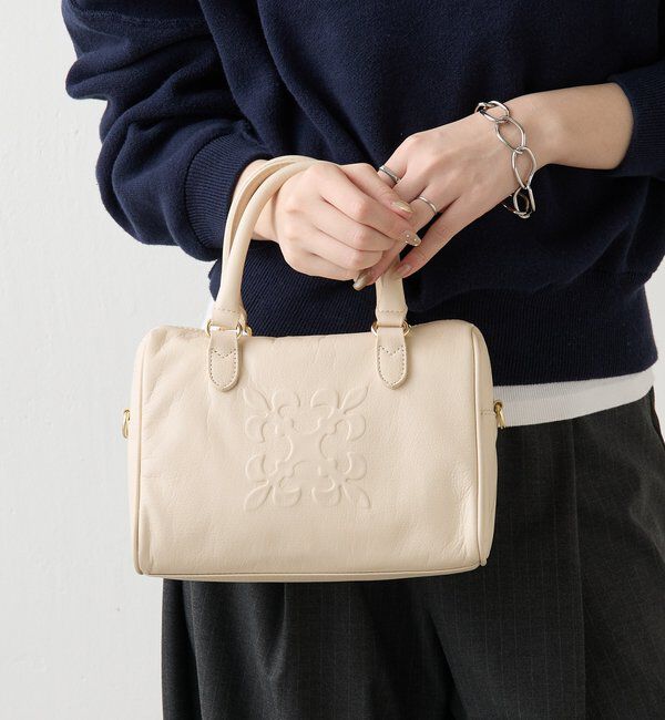  「《composition》レザー2WAYミニボストンバッグ」|ボストンバッグ|