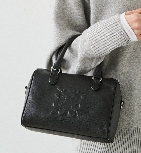  「《composition》レザー2WAYミニボストンバッグ」|ボストンバッグ|