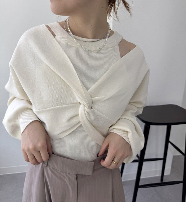  「クロスニットSET」|ニット・セーター|