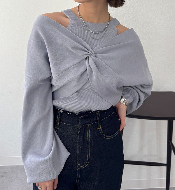  「クロスニットSET」|ニット・セーター|