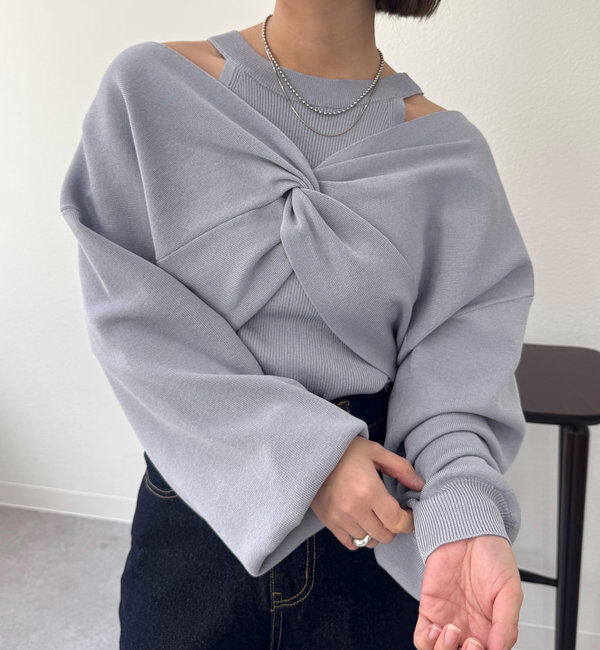  「クロスニットSET」|ニット・セーター|