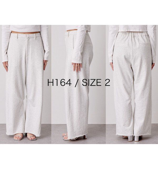  「カーブスウェットパンツ」|チノ|