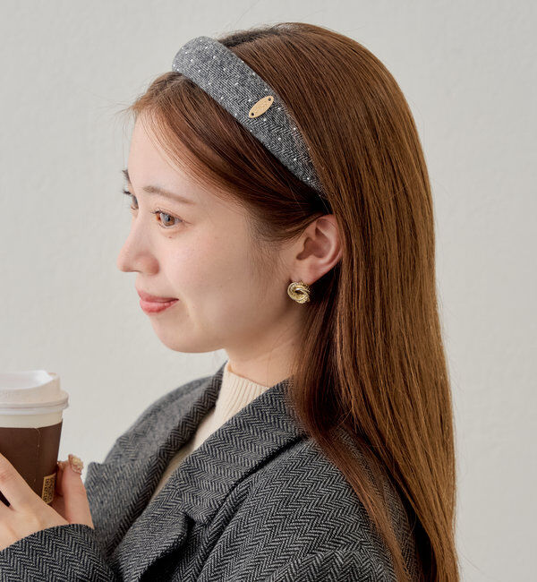  「ツイードビジューカチューシャ」|その他|