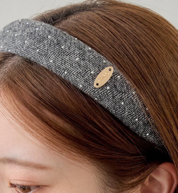  「ツイードビジューカチューシャ」|その他|