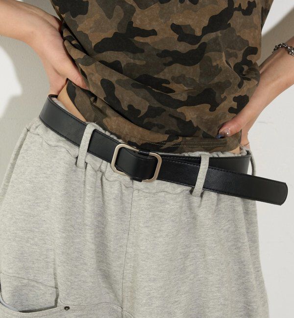  「スクエアバックルベルト」|ベルト|