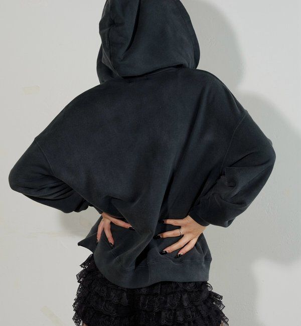  「【SLOPPY】RHINESTONE ZIP HOODIE」|パーカー|