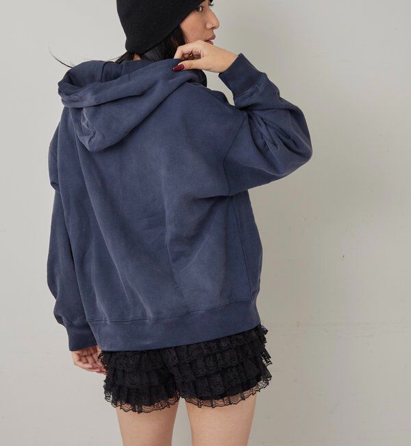  「【SLOPPY】RHINESTONE ZIP HOODIE」|パーカー|