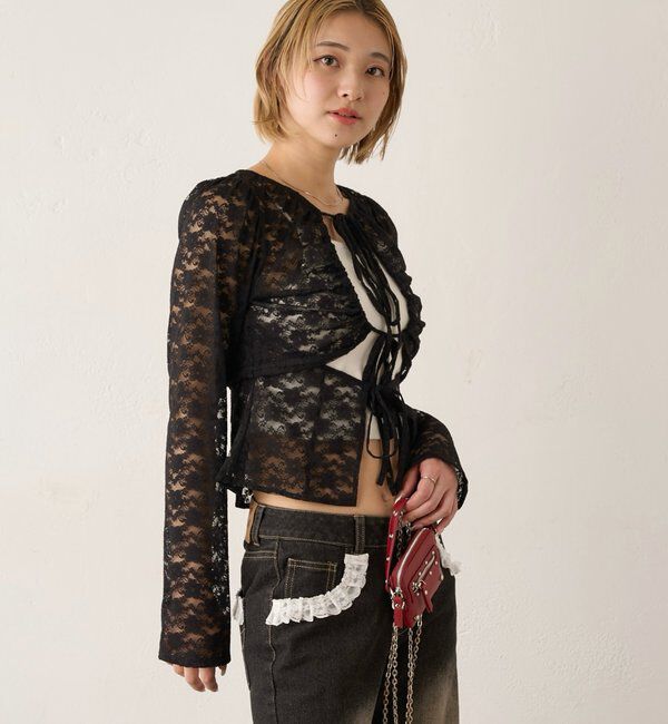  「ASSORTED GATHERED COIL DESIGN SHIRT」|シャツ・ブラウス|