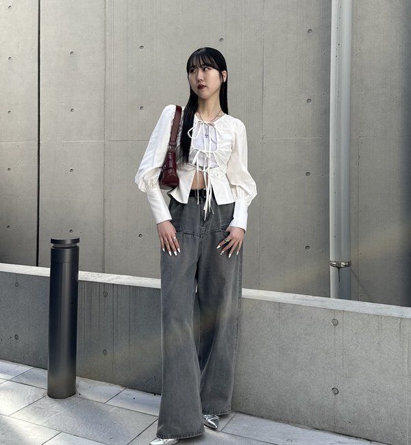  「ASSORTED GATHERED COIL DESIGN SHIRT」|シャツ・ブラウス|