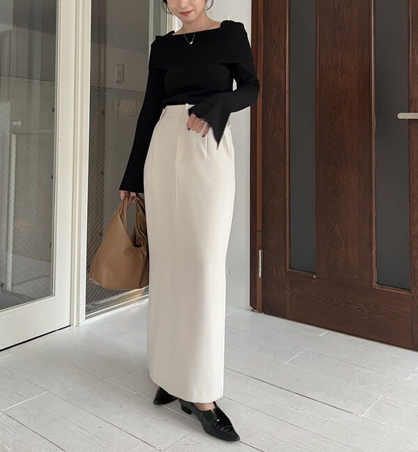  「【お気に入り累計2万超え/全骨格◎/低身長サイズ】マキシIラインスカート」|スカート|