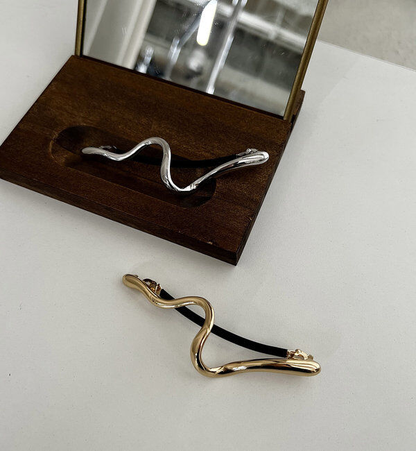  「〈GOLDY/ゴールディ〉カーブラインスリムバレッタ」|リング|