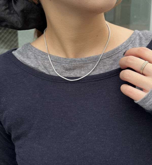  「【パーティーシーンにも】〈GOLDY〉2SETミックスチェーンネックレス」|リング|