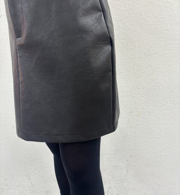  「レザーミニスカート」|スカート|