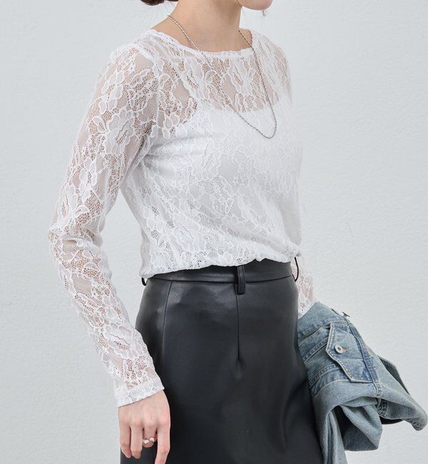  「レースプルオーバー」|Tシャツ・カットソー|