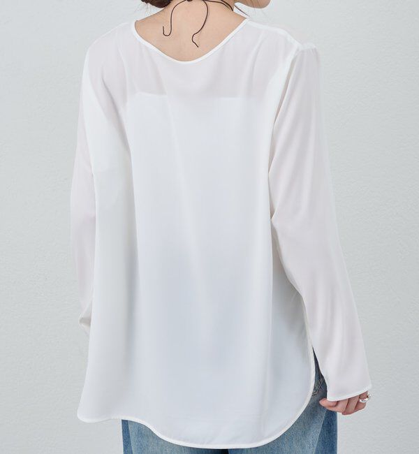  「【26SS予約】サイドスリットブラウス」|シャツ・ブラウス|