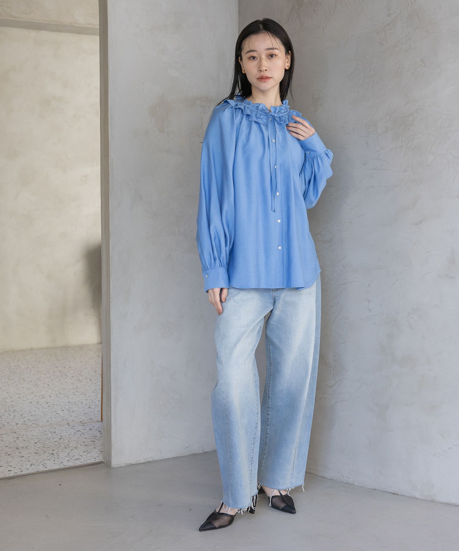 A part by 「フリルボウタイブラウス」|シャツ・ブラウス|