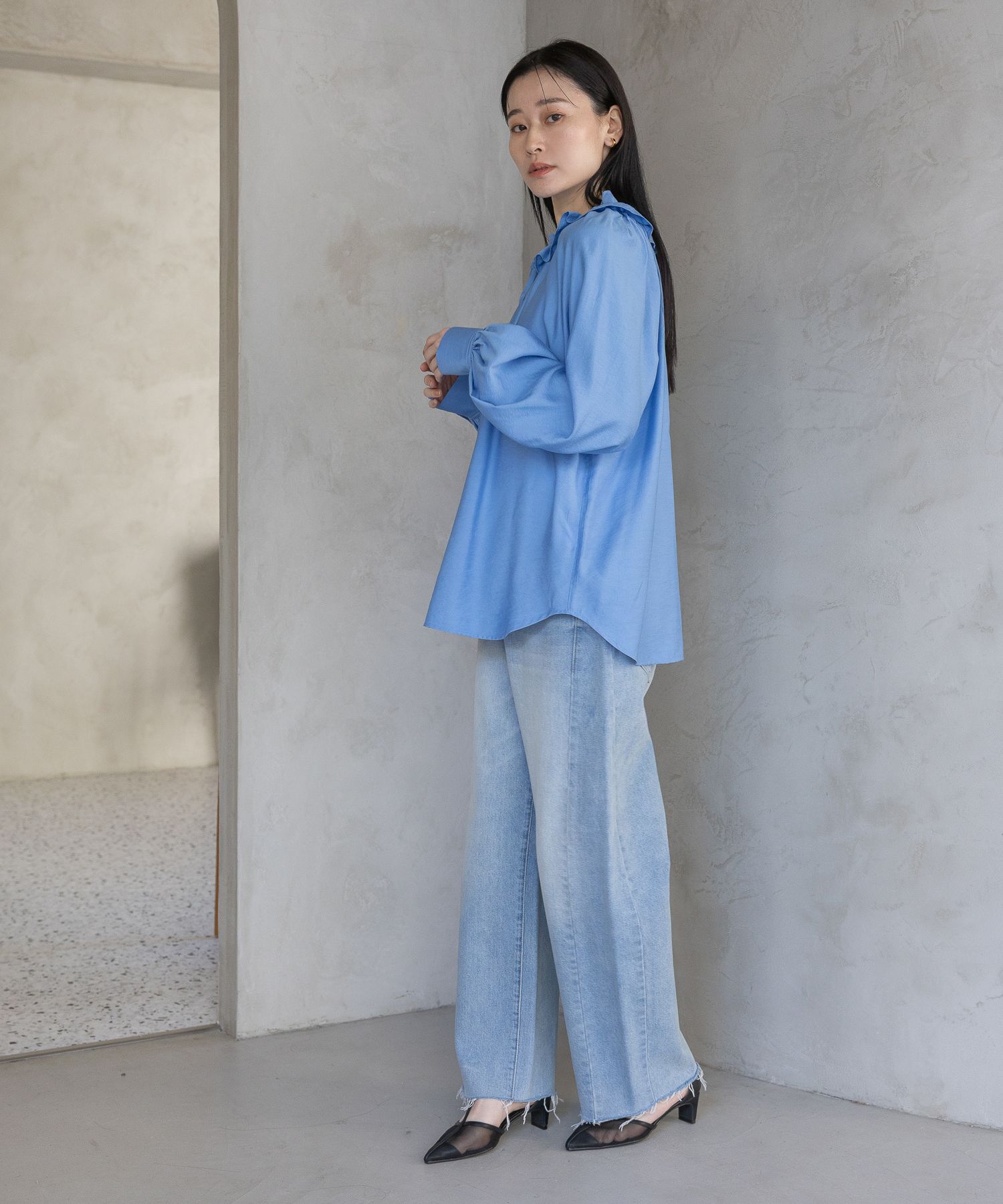 A part by 「フリルボウタイブラウス」|シャツ・ブラウス|