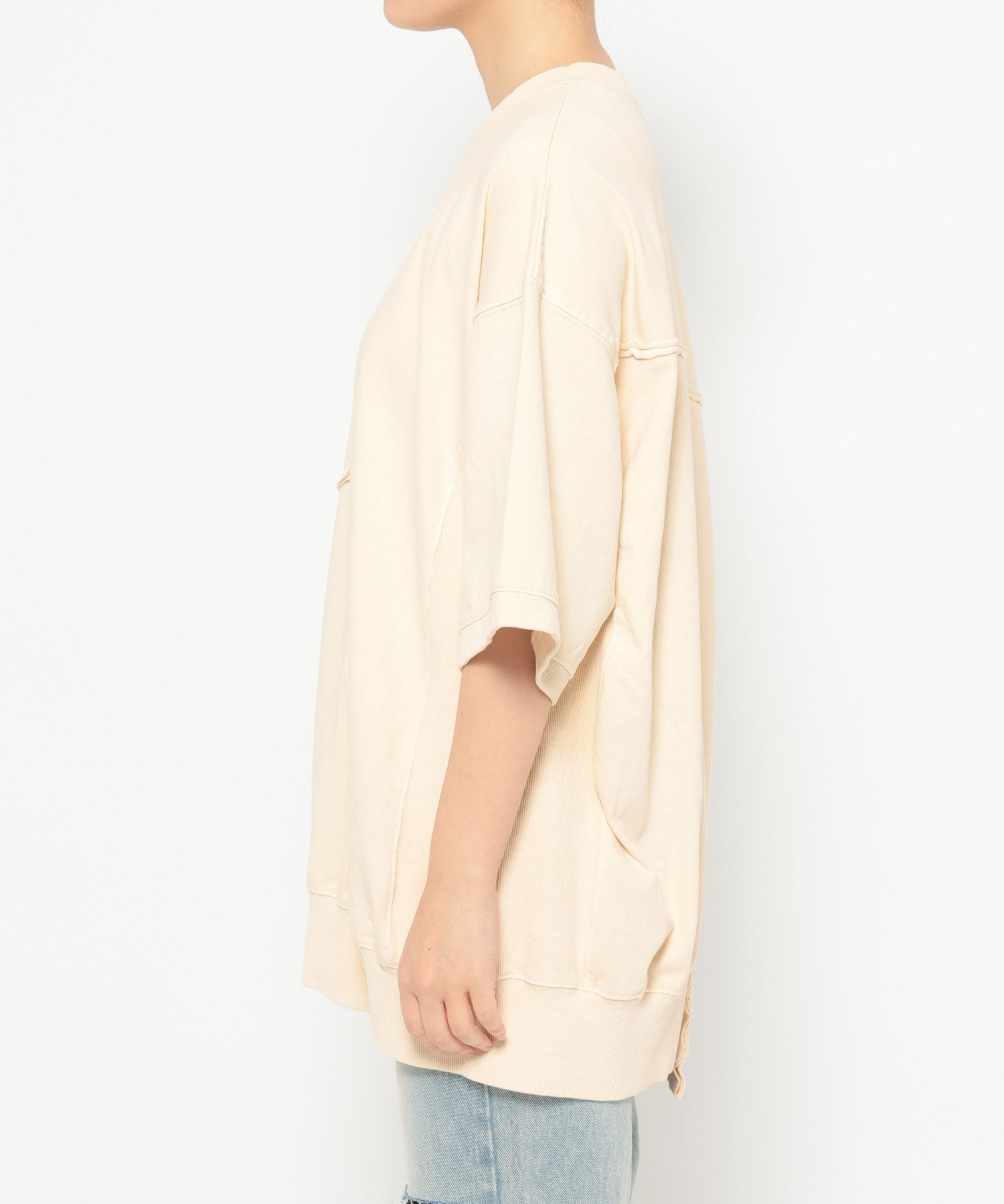 LOWRYS FARM「【選べるSHORT&LONG丈あり】ピグメントリメイク５Ｓ」|Tシャツ・カットソー|