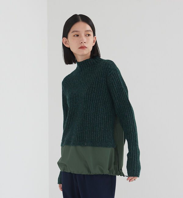 collex「エアリヤーン2WAYプルオーバー」|ニット・セーター|