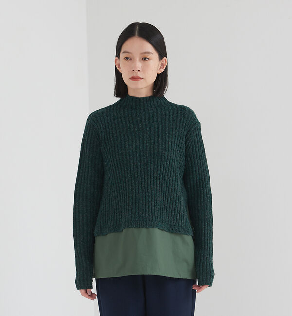 collex「エアリヤーン2WAYプルオーバー」|ニット・セーター|