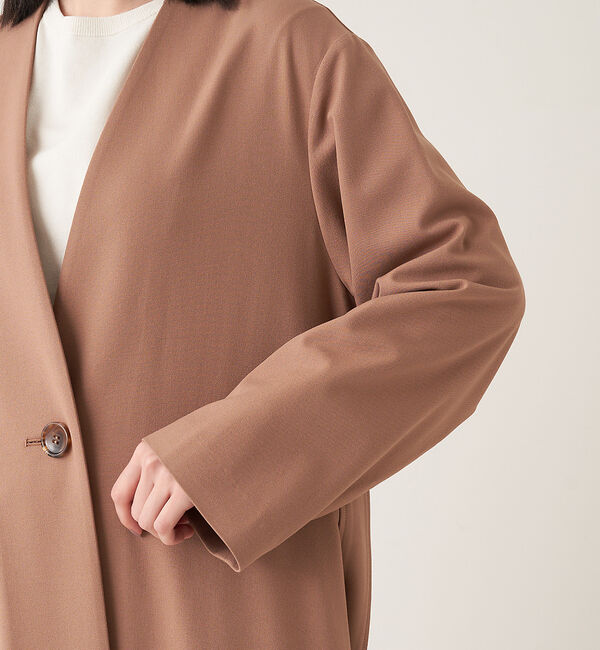 collex「【セットアップ対応】ノーカラーコート」|ノーカラーコート|