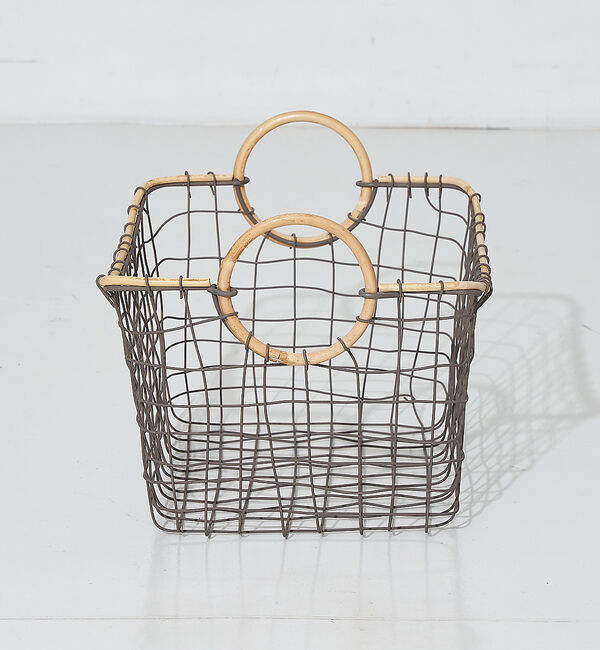 collex「ラタンワイヤーバスケット スクエア」|その他|