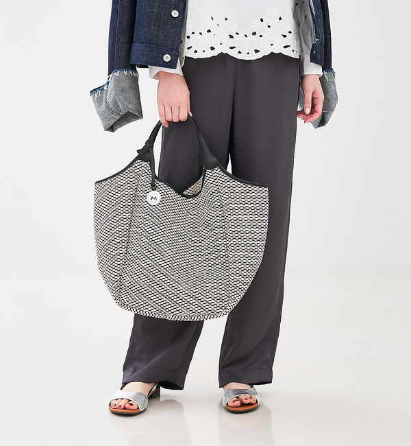 collex「【MARCO MASI】【別注】 レザーハンドル ラフィア トートバッグL」|トートバッグ|