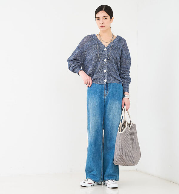 collex「【MARCO MASI】【別注】 レザーハンドル ラフィア トートバッグL」|トートバッグ|