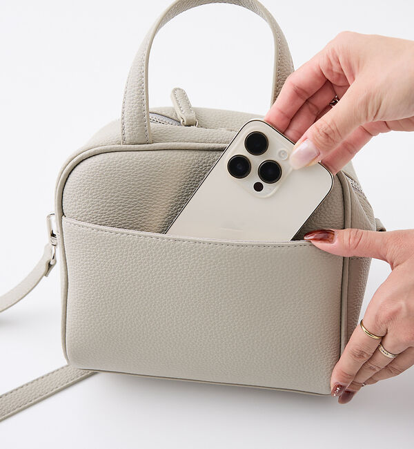 collex「チャーム付き 2WAYキューブボストン」|ボストンバッグ|