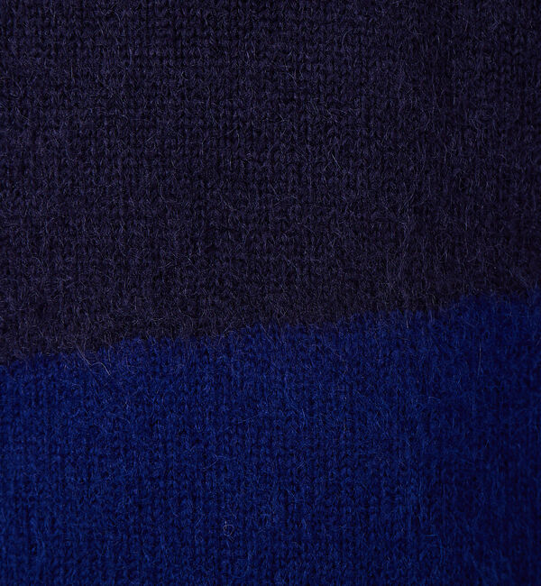 ABAHOUSE「【配色】シャギー モヘア  ニット / プルオーバー」|ニット・セーター|