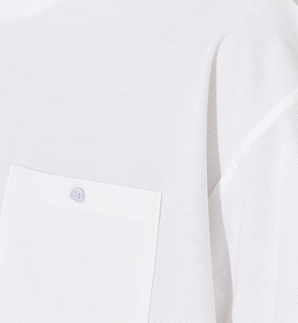 ABAHOUSE「カルゼ ワンボタン ポケット カラー Tシャツ」|Tシャツ・カットソー|