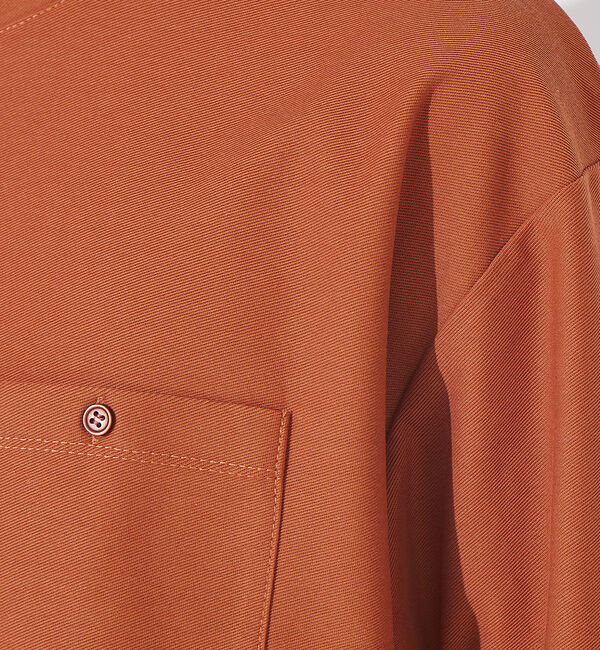 ABAHOUSE「カルゼ ワンボタン ポケット カラー Tシャツ」|Tシャツ・カットソー|