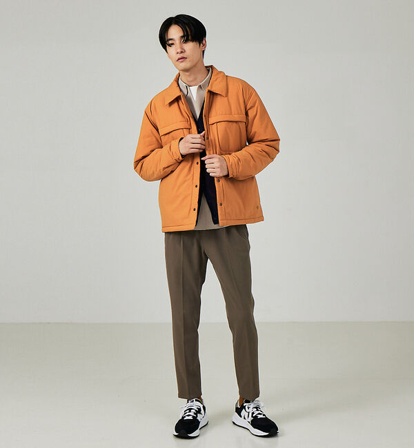 ABAHOUSE「【別注 DESCENTE / デサント】ライトパフ シャツブルゾン」|ブルゾン・スタジャン|