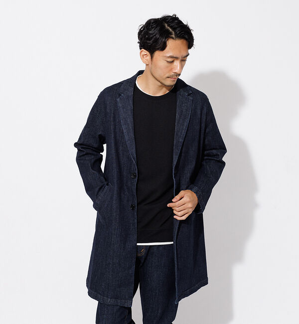 ABAHOUSE「【セットアップ対応】ストレッチ デニム チェスターコート」|その他|