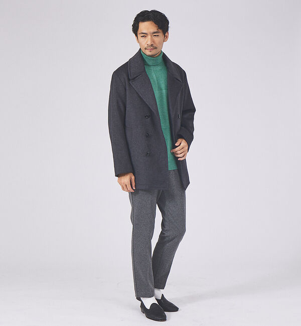 ABAHOUSE「チェック リンクス タートルネック ニット」|ニット・セーター|