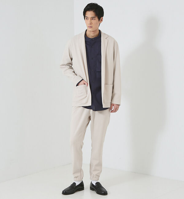 ABAHOUSE「【セットアップ対応】機能素材 ハイストレッチ ジョーゼット イージー パンツ」|その他|