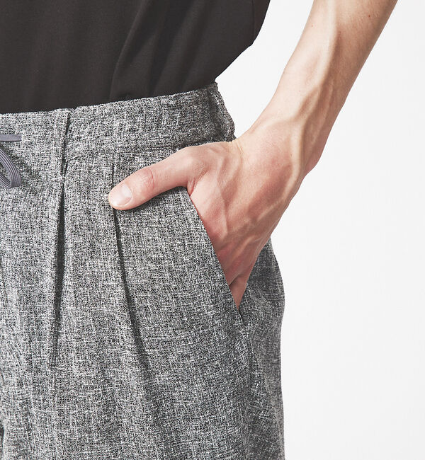 ABAHOUSE「【セットアップ対応】ツイード風 サマースラックス」|スラックス|