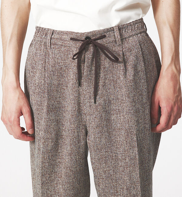 ABAHOUSE「【セットアップ対応】ツイード風 サマースラックス」|スラックス|