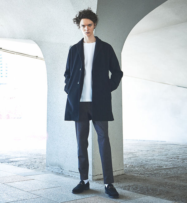 ABAHOUSE「ニットメルトン チェスターコート」|その他|